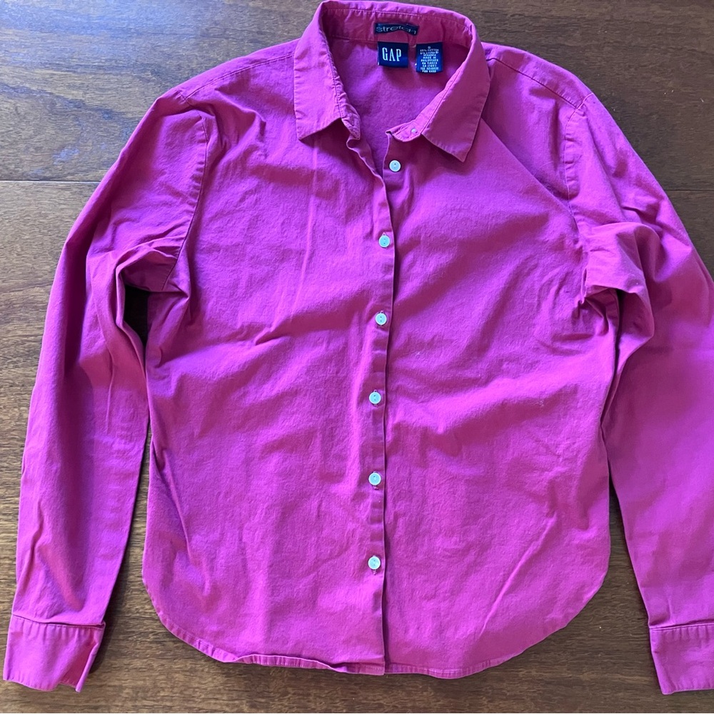 Vintage GAP Pink Button-Up Shirt